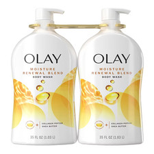 Olay Moisture Renewal Blend Body Wash, 2 Pack, 35 fl oz Bottles