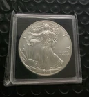 2016 - 1 OZ. AMERICAN SILVER EAGLE COIN - ONE TROY OZ .999 BULLION BU IN CAPSULE