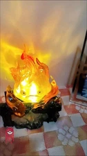 Hayao Miyazaki Howl's Moving Castle Calcifer luminous PVC Statue ornaments