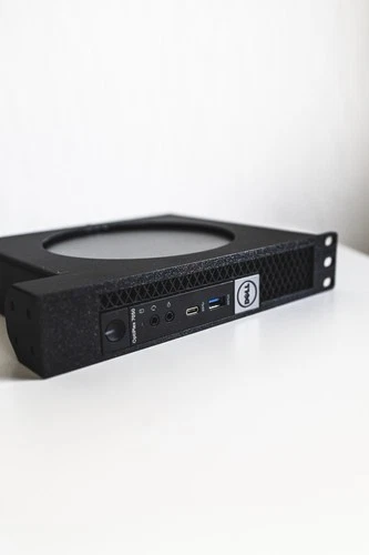 1U Rack Mount Halterung für 2x oder 1x Dell Optiplex 3000/5000/7000 Serie Micro
