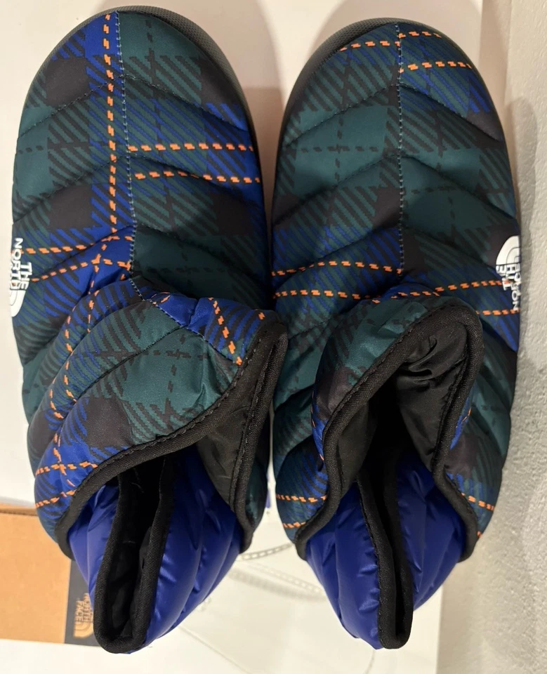 Zapatillas botín de tracción The North Face verde azul tartán a cuadros para mujer 7 nuevas con etiquetas Foto 2 de 4