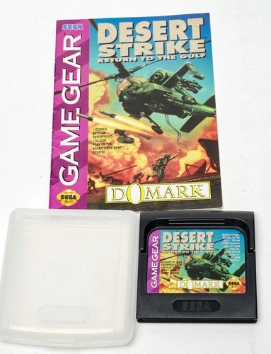 Desert Strike Return to the Gulf (Sega Game Gear, 1994) Cart w/ Manual & Case