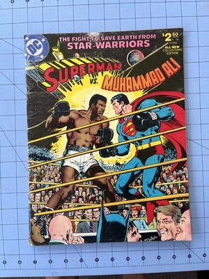 Superman Vs Muhammad Ali DC C-56 1978 Oversize Comic Free Shipping in USA