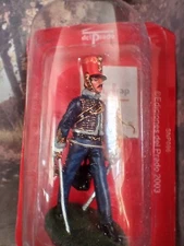 1/32  Del Prado  Lieutenant 6th Hussars 1814   metal figure