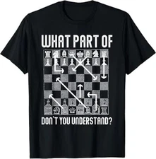NEW LIMITED Understand Funny Chess S-3XL Made in USA