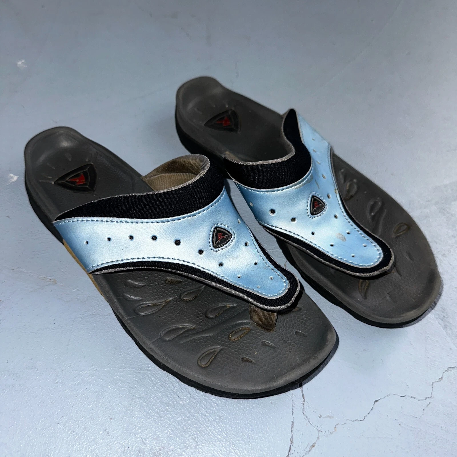 Sandali Ecco unisex blu stile comodo slide taglia 36 spiaggia estate escursionismo Y2K