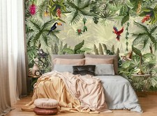 Botanical Wallpaper easy to apply jungle wall...