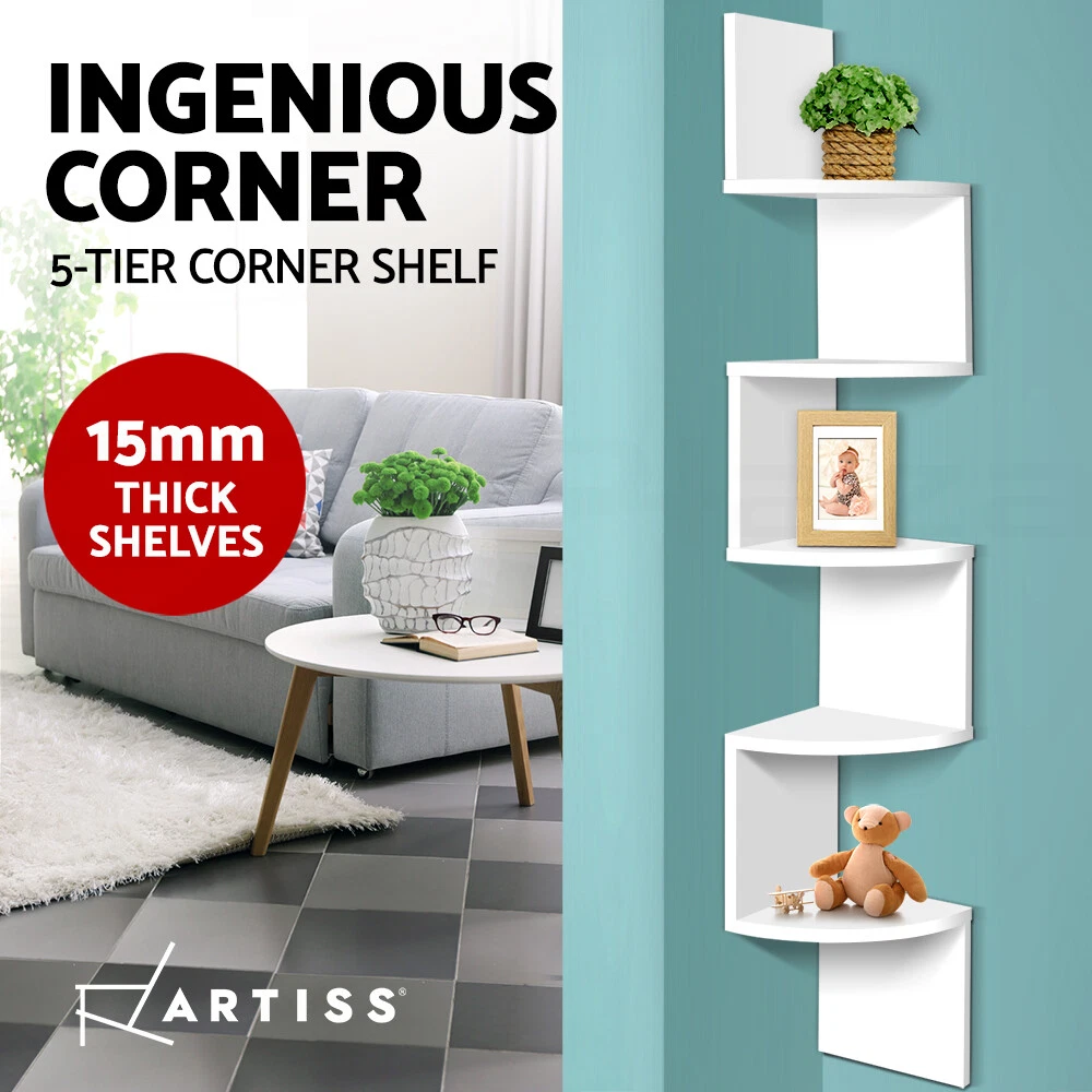 Corner hanging deals bookshelf