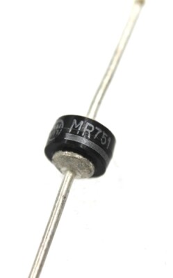 MR751, Power Diode Rectifier Vr=100V, Io=22A, Surge 400A, 