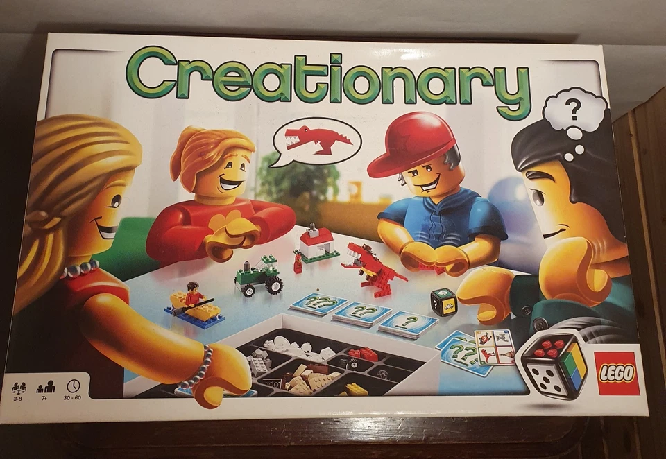 Lego Creationary 3844 Brettspiel Minifigur Kreativ Klemmbausteine Kinder - Bild 2 von 4