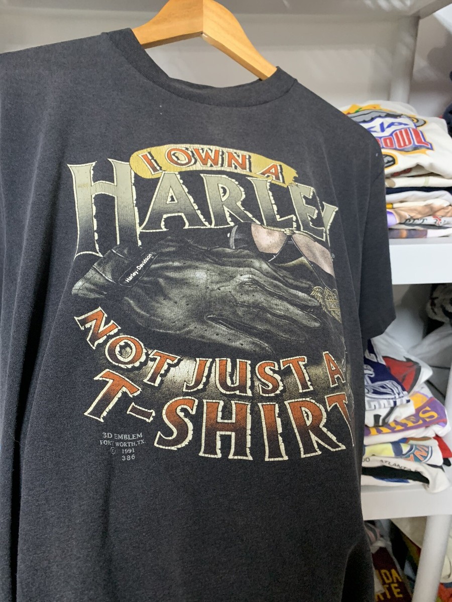 Vintage 3D Emblem Harley Davidson Mens 90s Single Stitch T Shirt Vintage 3D Emblem Harley Davidson Mens 90s Single Stitch T Shirt