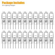  20Pack Replacement Bulbs G4 Base 12V 20W Watt Lamp Bi-Pin Light Bulb