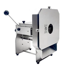 Commercial Fruit Slicer 2 in 1 Electric Vegetable Cutter Machine (0-0.4") Adjust