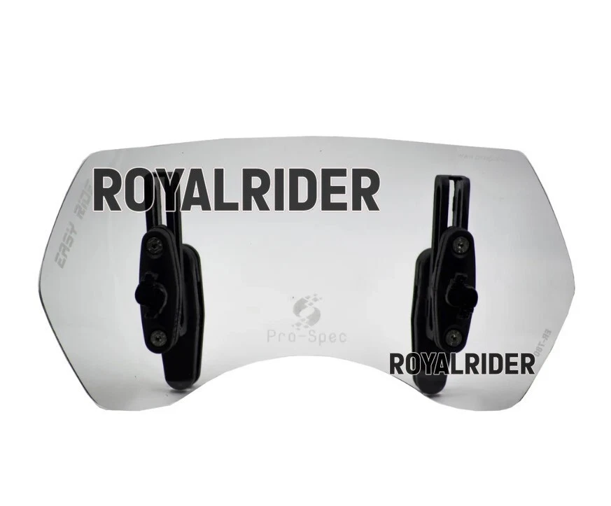 WINDSHIELD EXTENDER CLEAR FIT FOR TRIUMPH TIGER 850/900/1200/HONDA CB 200X/500X - Image 2 of 4