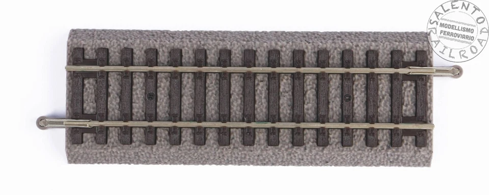 Piko 55404 binario dritto da 107 mm con massicciata
