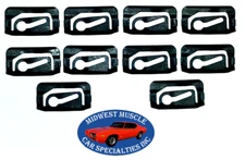 67-80 GM Front Windshield Rear Window Reveal Moulding Molding Trim Clips 10pc JJ