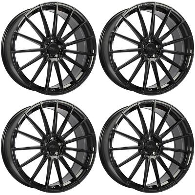 Set of 4 20in Black Alloy Wheel Rims for Maserati