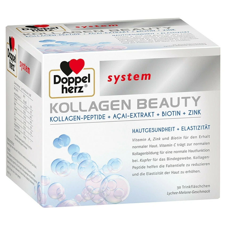 QUEISSER PHARMA GMBH & CO. KG Ampollas DOBLE CORAZÓN COLÁGENO BEAUTY 30 unidades PZN:13332904