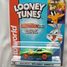 Speedy Gonzales 3 1970 Chevy Corvette Slot Car Auto World Looney Tunes