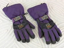 VTG Ski Doo Racing Snowmobile Winter Gloves Adult Size M No Fleece Liner 90's