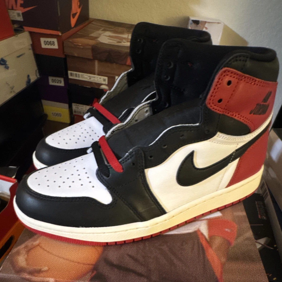 Jordan 1 Retro OG High Black Toe Reimagined | eBay