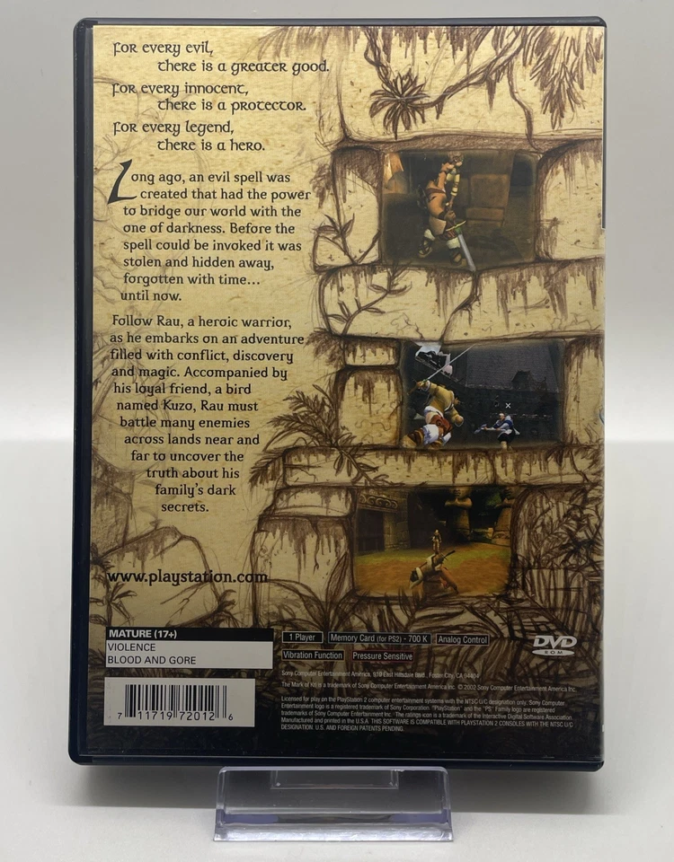 The Mark of Kri (Sony PlayStation 2, 2002) Complete With Manual - Image 2 of 3