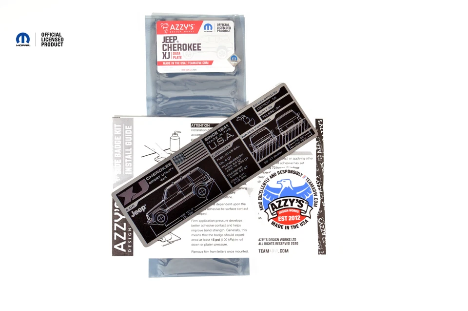 Placa de dados para Jeep Cherokee (XJ) - Imagem 2 de 4