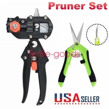Nursery Grafting Pruning Pruner Shears Knife Cutter Curved Blade Scissor