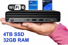 NEW HP Pro Mini G9 Intel Core i7 12th Gen 32GB RAM 4TB PCIe SSD Windows 11 Pro