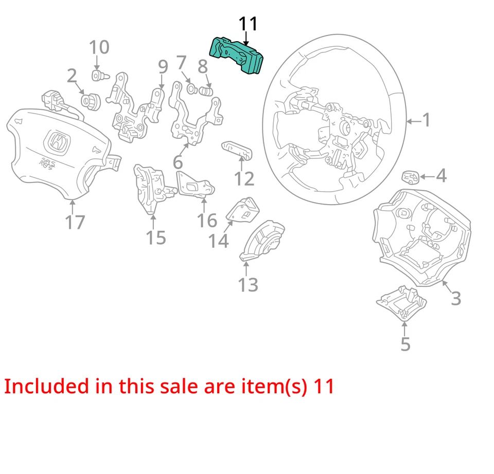 Amortiguador ACURA RL 1999-2004 78520-SZ3-A01 - NUEVO OEM Foto 2 de 3