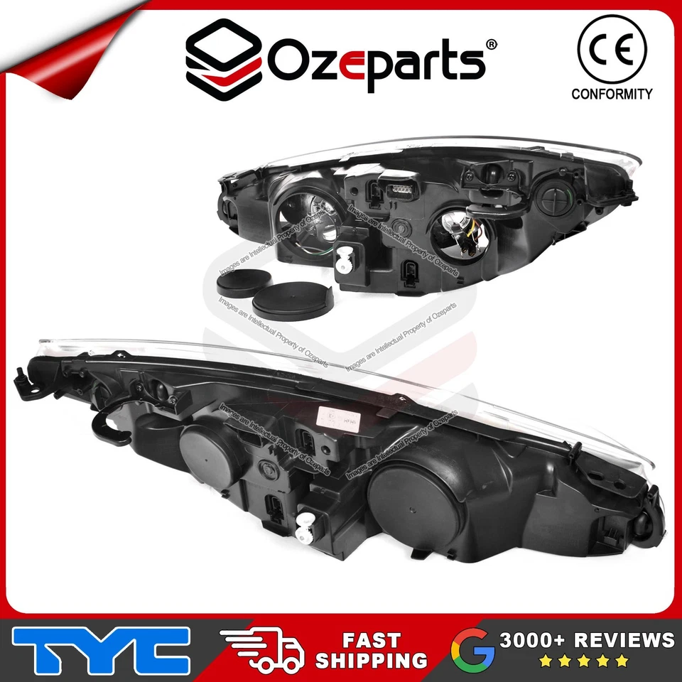 Set Pair LH+RH Head Light Front Lamp For Peugeot 308 T7 Series 2 2012~2014 - image 3 of 4