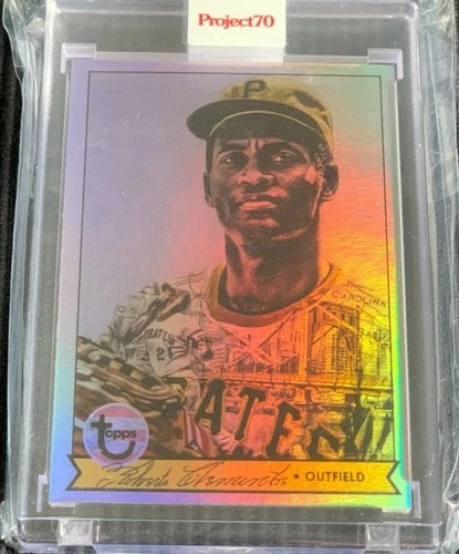 2021 TOPPS PROJECT 70 #896 ROBERTO CLEMENTE 1979 Topps / LAUREN TAYLOR *FOIL /70