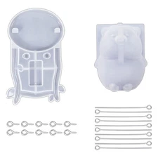 Cute Pig Silicone Molds Replacement Parts for Car Table Decoration S9J79142