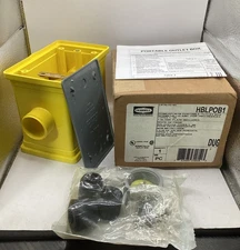 Hubbell HBLPOB1 PowerPort Portable Outlet Box Type 1 *missing gasket