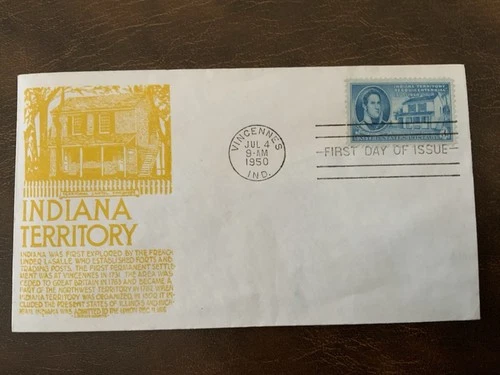 1950 #996 3c Indiana Territory - Anderson FDC