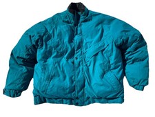 Vintage Pacific Trail Goose Down Ski Jacket Gorpcore Teal Retro 80S 90S Coat