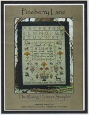 The Rising Harvest Sampler by Pineberry Lane cross stitch pattern