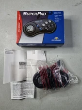 Interact 6 Button Super Game pad Controller for Sega Genesis & Sega CD 