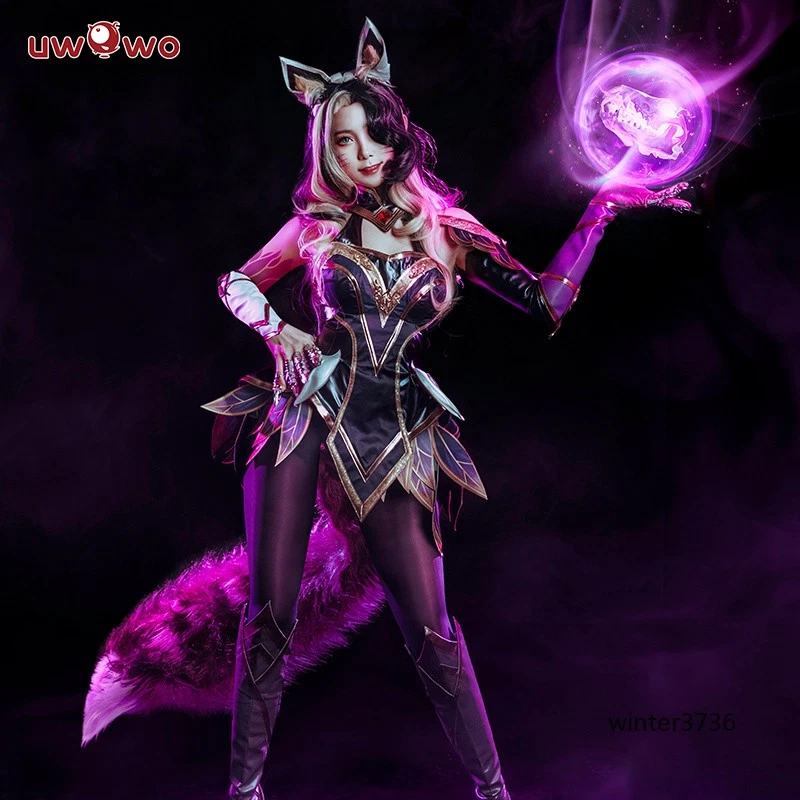 League of Legends Game Ahri Cosplay Dress Halloween Performance Costume Gift - Image 2 of 4