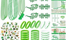 140PCS St Patricks Day Accessories, St. Patrick's Day Glasses Bracelets 