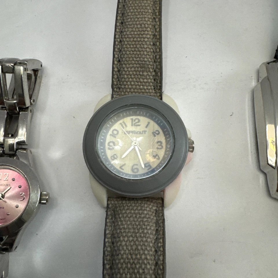 Lot of 5 Women's Watches Nine West Sprout Qbos And Rumors - Image 3 of 4