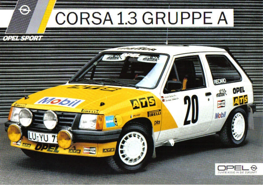 Opel corsa rally car outlet