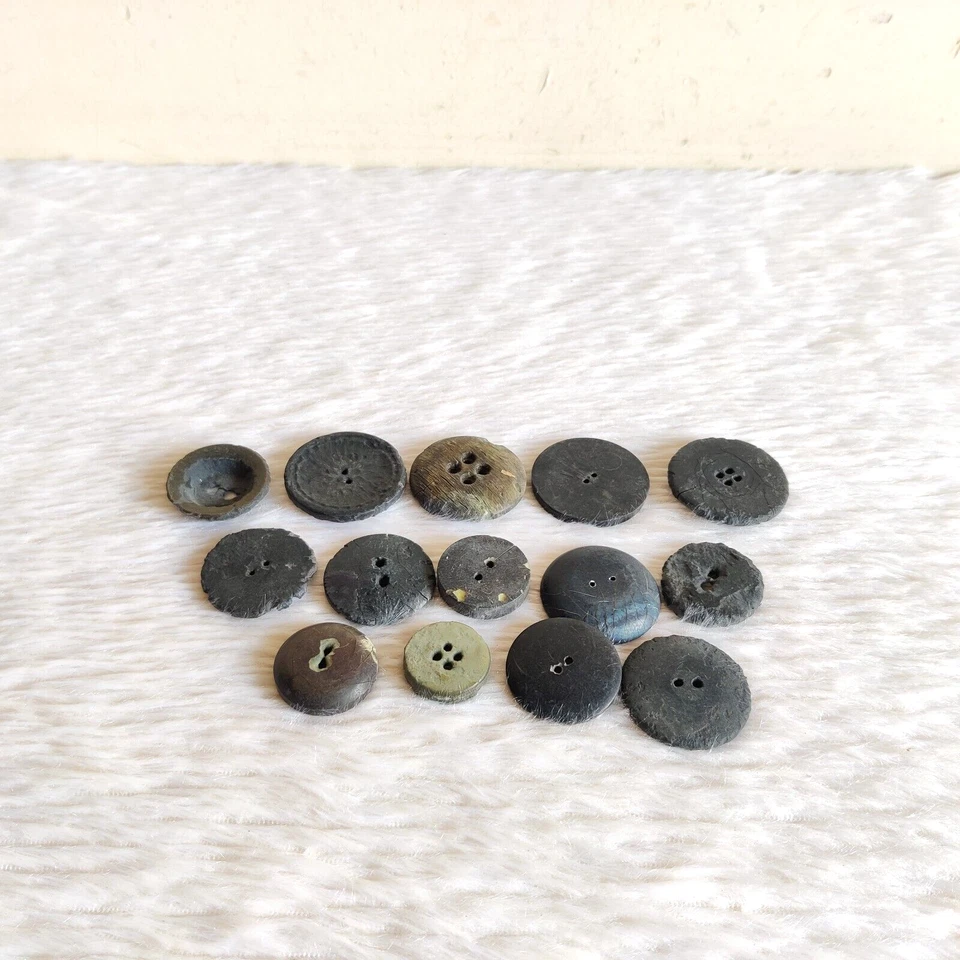 Vintage Different Bakelite Buttons Old 14Pcs BTN120 - Image 4 of 4