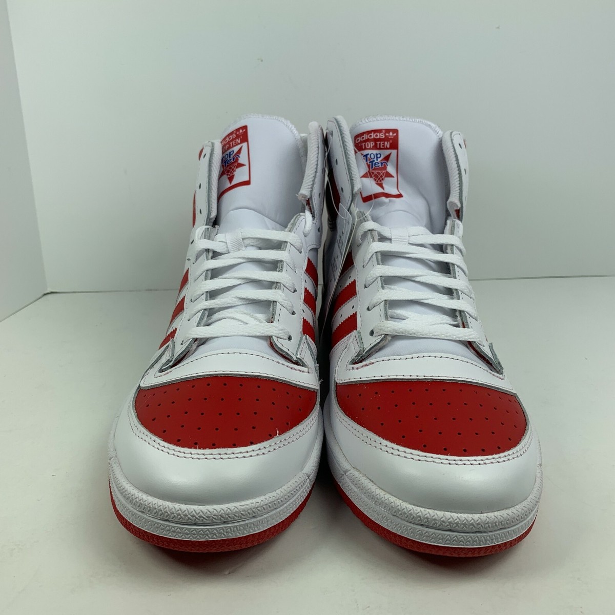 Size 10 - adidas Top Ten RB White Scarlet for sale online | eBay