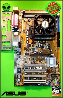 ASUS K8U-X + ATHLON64 3200 CPU + 754 AGP8X DDR Socket Motherboard