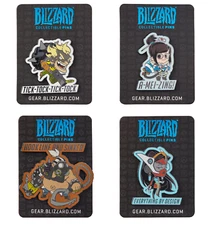 BLIZZCON BLIZZARD COLOR Pins Cute But Deadly SYMMETRA MEI JUNKRAT ROADHOG NEW