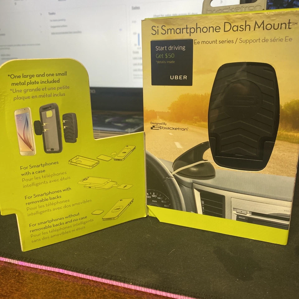 Bracketron SI Universal Smartphone Suporte no Painel BT1635-2 - Preto - Imagem 2 de 3