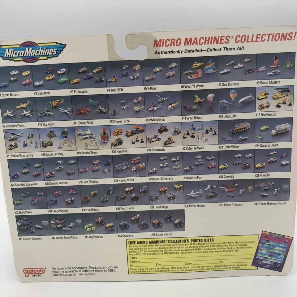 Micro Machines Action Adventures #18 Lunar Landing Collection Galoob 1993 NOS - Image 3 of 4