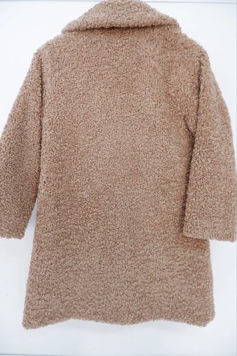 Mid length teddy bear hotsell coat
