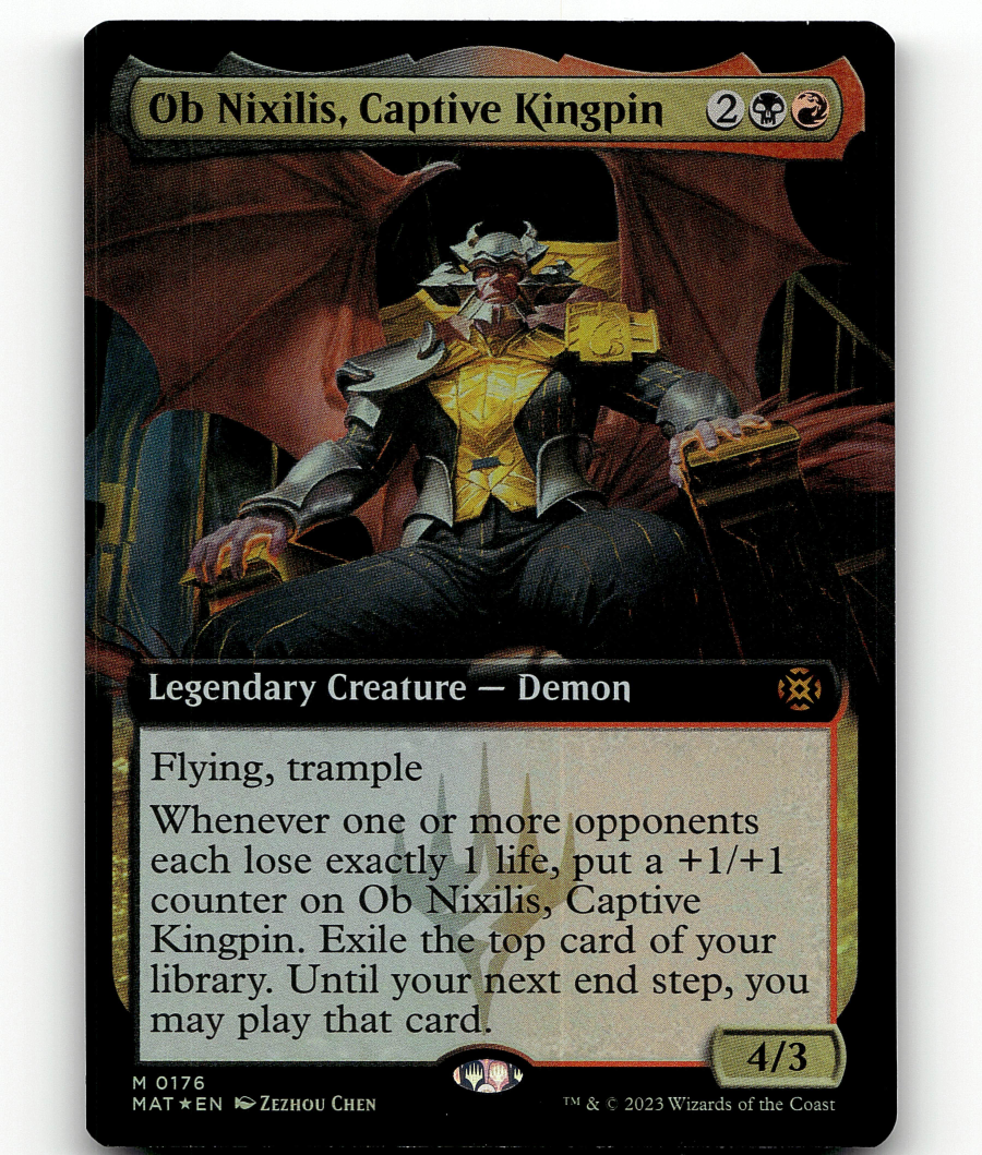 FOIL - MTG Ob Nixilis, Captive Kingpin (EA) 176 MOM: The Aftermath